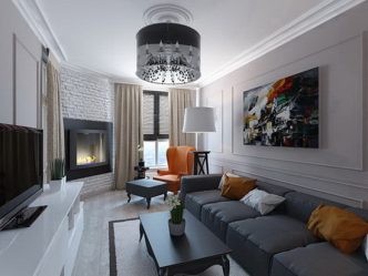 Lareira elétrica com o efeito de uma chama viva: Wall, Built-in, Outdoor. Qual modelo preferir? (Mais de 230 fotos)