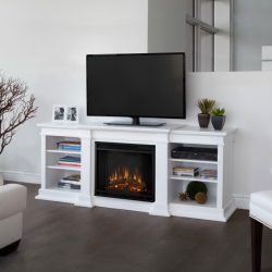 Lareira elétrica com o efeito de uma chama viva: Wall, Built-in, Outdoor. Qual modelo preferir? (Mais de 230 fotos)