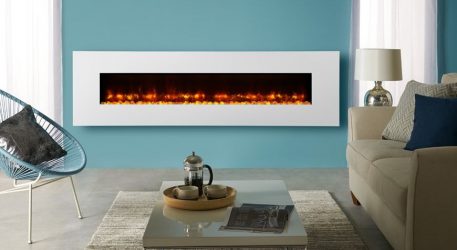 Lareira elétrica com o efeito de uma chama viva: Wall, Built-in, Outdoor. Qual modelo preferir? (Mais de 230 fotos)
