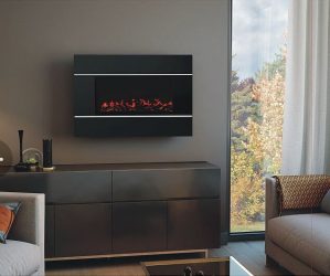 Lareira elétrica com o efeito de uma chama viva: Wall, Built-in, Outdoor. Qual modelo preferir? (Mais de 230 fotos)