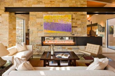Lareira elétrica com o efeito de uma chama viva: Wall, Built-in, Outdoor. Qual modelo preferir? (Mais de 230 fotos)