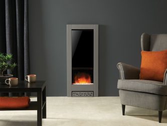 Lareira elétrica com o efeito de uma chama viva: Wall, Built-in, Outdoor. Qual modelo preferir? (Mais de 230 fotos)