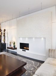Lareira elétrica com o efeito de uma chama viva: Wall, Built-in, Outdoor. Qual modelo preferir? (Mais de 230 fotos)
