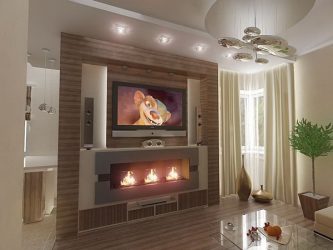 Lareira elétrica com o efeito de uma chama viva: Wall, Built-in, Outdoor. Qual modelo preferir? (Mais de 230 fotos)