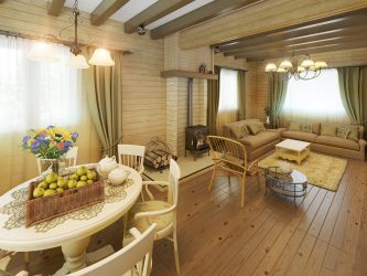 Estilo simples e multifacetado no interior de uma casa de campo. Mais de 200 fotos de design natural e simplicidade