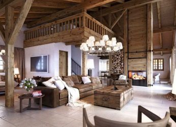 Estilo simples e multifacetado no interior de uma casa de campo. Mais de 200 fotos de design natural e simplicidade