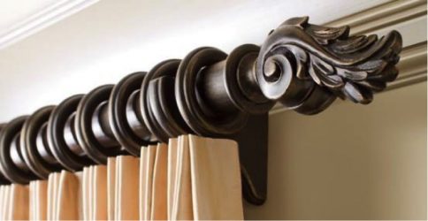 Beirais para cortinas: necessidade ou luxo? Qual é melhor e mais conveniente? (265+ fotos)