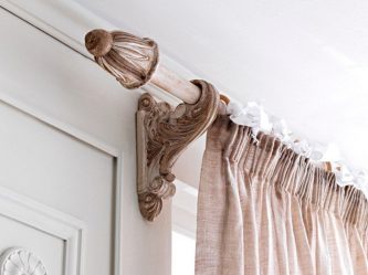 Beirais para cortinas: necessidade ou luxo? Qual é melhor e mais conveniente? (265+ fotos)