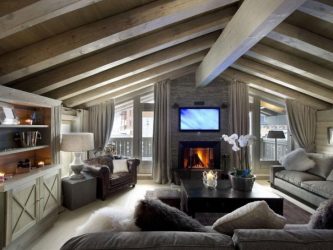 Home design com sótão (170+ fotos) - opções de decoração de interiores de quarto