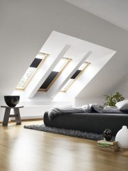 Home design com sótão (170+ fotos) - opções de decoração de interiores de quarto