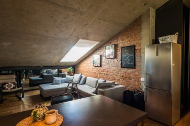 Home design com sótão (170+ fotos) - opções de decoração de interiores de quarto