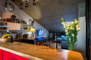 Home design com sótão (170+ fotos) - opções de decoração de interiores de quarto