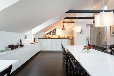 Home design com sótão (170+ fotos) - opções de decoração de interiores de quarto