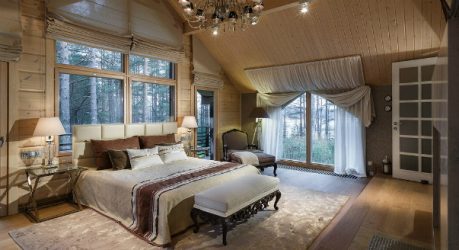 Home design com sótão (170+ fotos) - opções de decoração de interiores de quarto