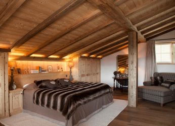 Home design com sótão (170+ fotos) - opções de decoração de interiores de quarto
