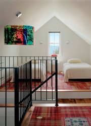 Home design com sótão (170+ fotos) - opções de decoração de interiores de quarto
