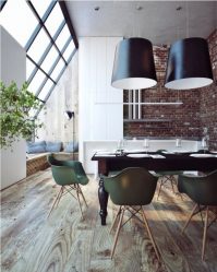 Home design com sótão (170+ fotos) - opções de decoração de interiores de quarto