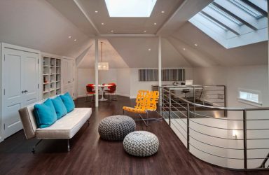 Home design com sótão (170+ fotos) - opções de decoração de interiores de quarto