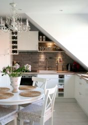 Home design com sótão (170+ fotos) - opções de decoração de interiores de quarto