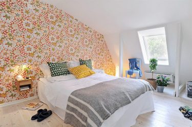 Home design com sótão (170+ fotos) - opções de decoração de interiores de quarto