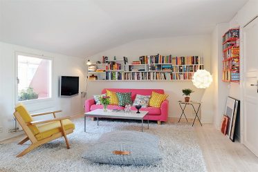 Home design com sótão (170+ fotos) - opções de decoração de interiores de quarto