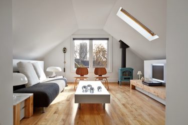 Home design com sótão (170+ fotos) - opções de decoração de interiores de quarto