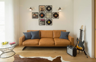 Leather sofa in the interior: What to file? 160+ (photo). From large to small. From white to black