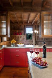 A magia da cor que afeta nossa percepção do interior: Design de uma cozinha vermelha em cores brilhantes (mais de 115 fotos)