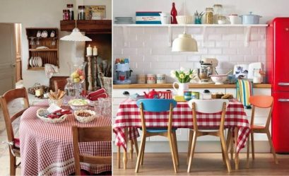 A magia da cor que afeta nossa percepção do interior: Design de uma cozinha vermelha em cores brilhantes (mais de 115 fotos)