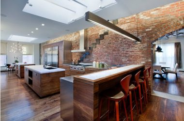 Cozinhas urbanas chiques em estilo loft - 255+ (Foto) Atmosfera industrial