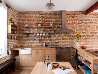 Cozinhas urbanas chiques em estilo loft - 255+ (Foto) Atmosfera industrial