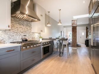 Cozinhas urbanas chiques em estilo loft - 255+ (Foto) Atmosfera industrial