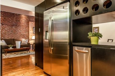 Cozinhas urbanas chiques em estilo loft - 255+ (Foto) Atmosfera industrial