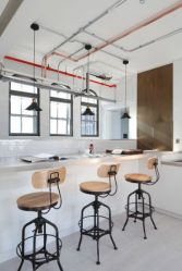Cozinhas urbanas chiques em estilo loft - 255+ (Foto) Atmosfera industrial