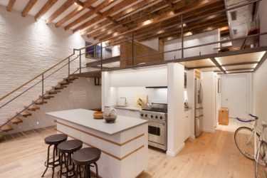 Cozinhas urbanas chiques em estilo loft - 255+ (Foto) Atmosfera industrial