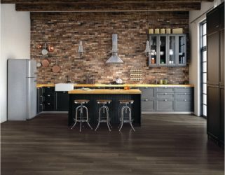 Cozinhas urbanas chiques em estilo loft - 255+ (Foto) Atmosfera industrial