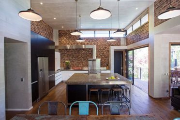 Cozinhas urbanas chiques em estilo loft - 255+ (Foto) Atmosfera industrial