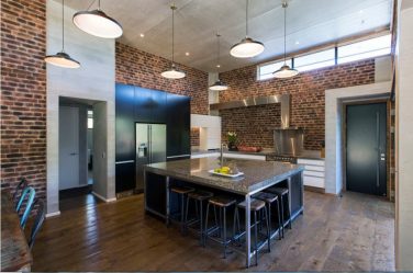 Cozinhas urbanas chiques em estilo loft - 255+ (Foto) Atmosfera industrial