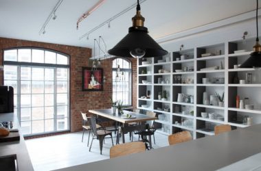 Cozinhas urbanas chiques em estilo loft - 255+ (Foto) Atmosfera industrial