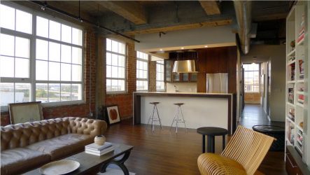 Cozinhas urbanas chiques em estilo loft - 255+ (Foto) Atmosfera industrial