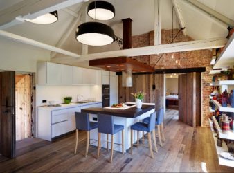 Cozinhas urbanas chiques em estilo loft - 255+ (Foto) Atmosfera industrial