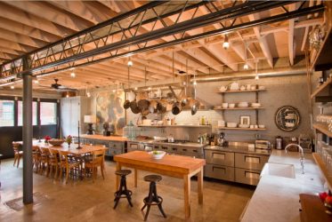 Cozinhas urbanas chiques em estilo loft - 255+ (Foto) Atmosfera industrial