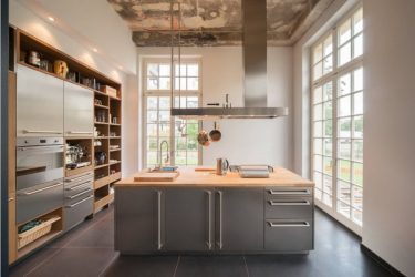 Cozinhas urbanas chiques em estilo loft - 255+ (Foto) Atmosfera industrial