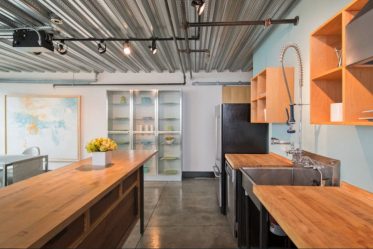 Cozinhas urbanas chiques em estilo loft - 255+ (Foto) Atmosfera industrial