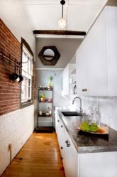 Cozinhas urbanas chiques em estilo loft - 255+ (Foto) Atmosfera industrial
