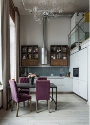 Cozinhas urbanas chiques em estilo loft - 255+ (Foto) Atmosfera industrial