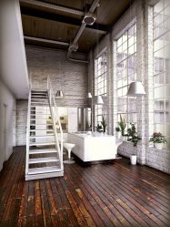 Cozinhas urbanas chiques em estilo loft - 255+ (Foto) Atmosfera industrial