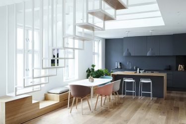 Cozinhas urbanas chiques em estilo loft - 255+ (Foto) Atmosfera industrial