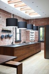 Cozinhas urbanas chiques em estilo loft - 255+ (Foto) Atmosfera industrial