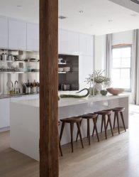 Cozinhas urbanas chiques em estilo loft - 255+ (Foto) Atmosfera industrial